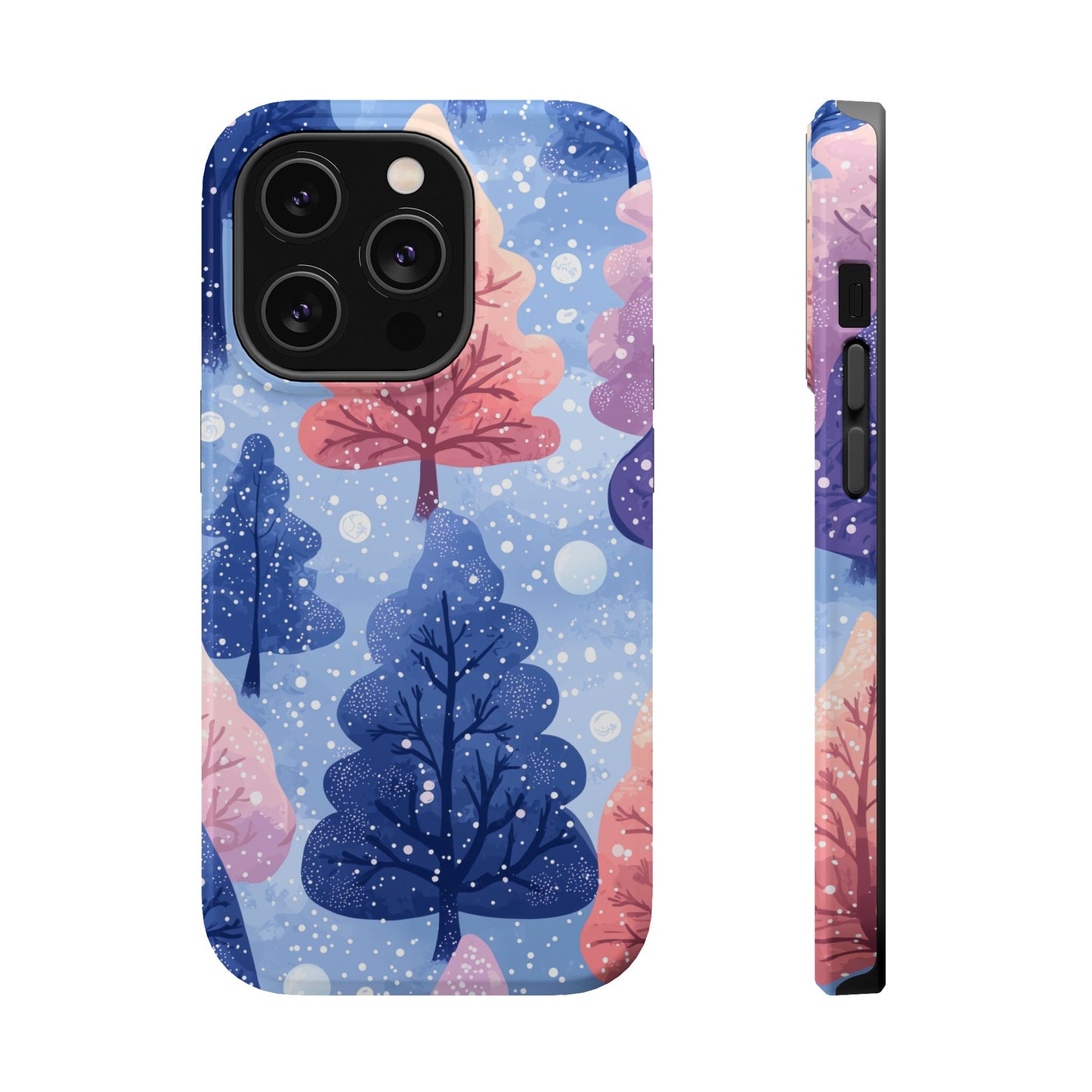 Pink & Purple Winter Wonderland - MagSafe iPhone Series Case