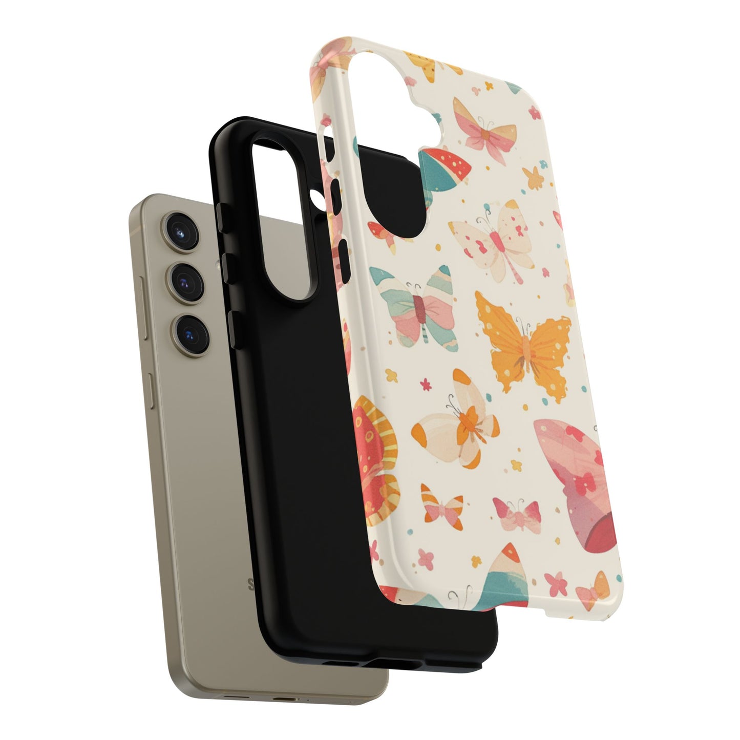 Coquette Watercolor Butterfly iPhone Case