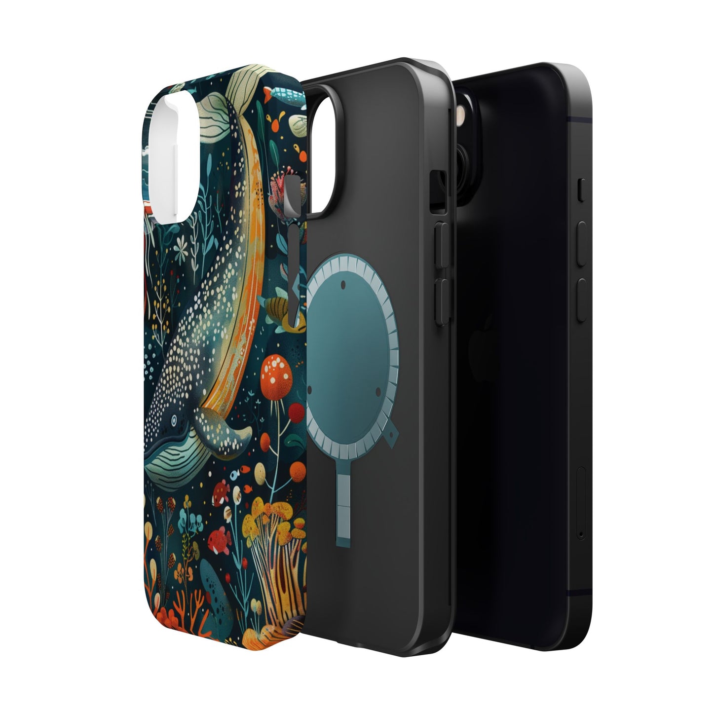 Oceanic Elegance Whale iPhone Case