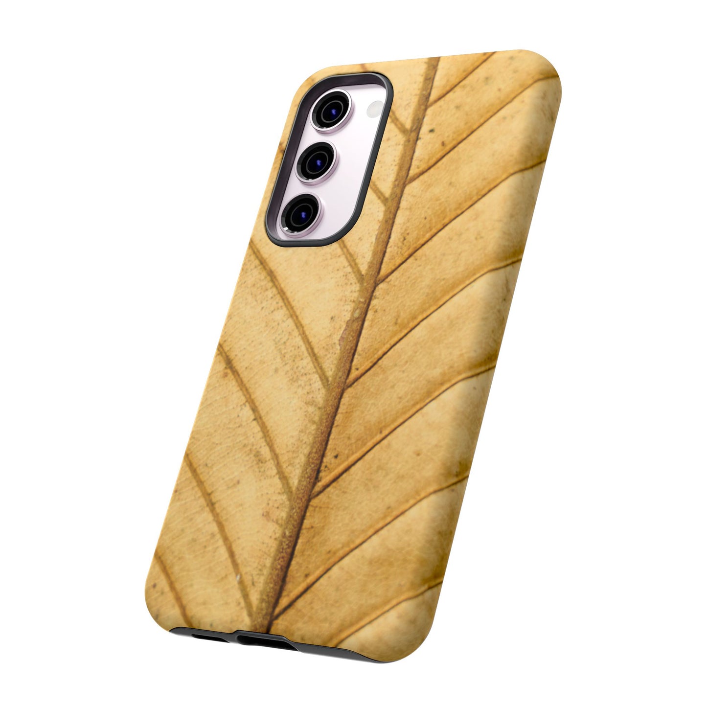 Golden Leaf Texture Samsung Galaxy Case – Minimal Nature