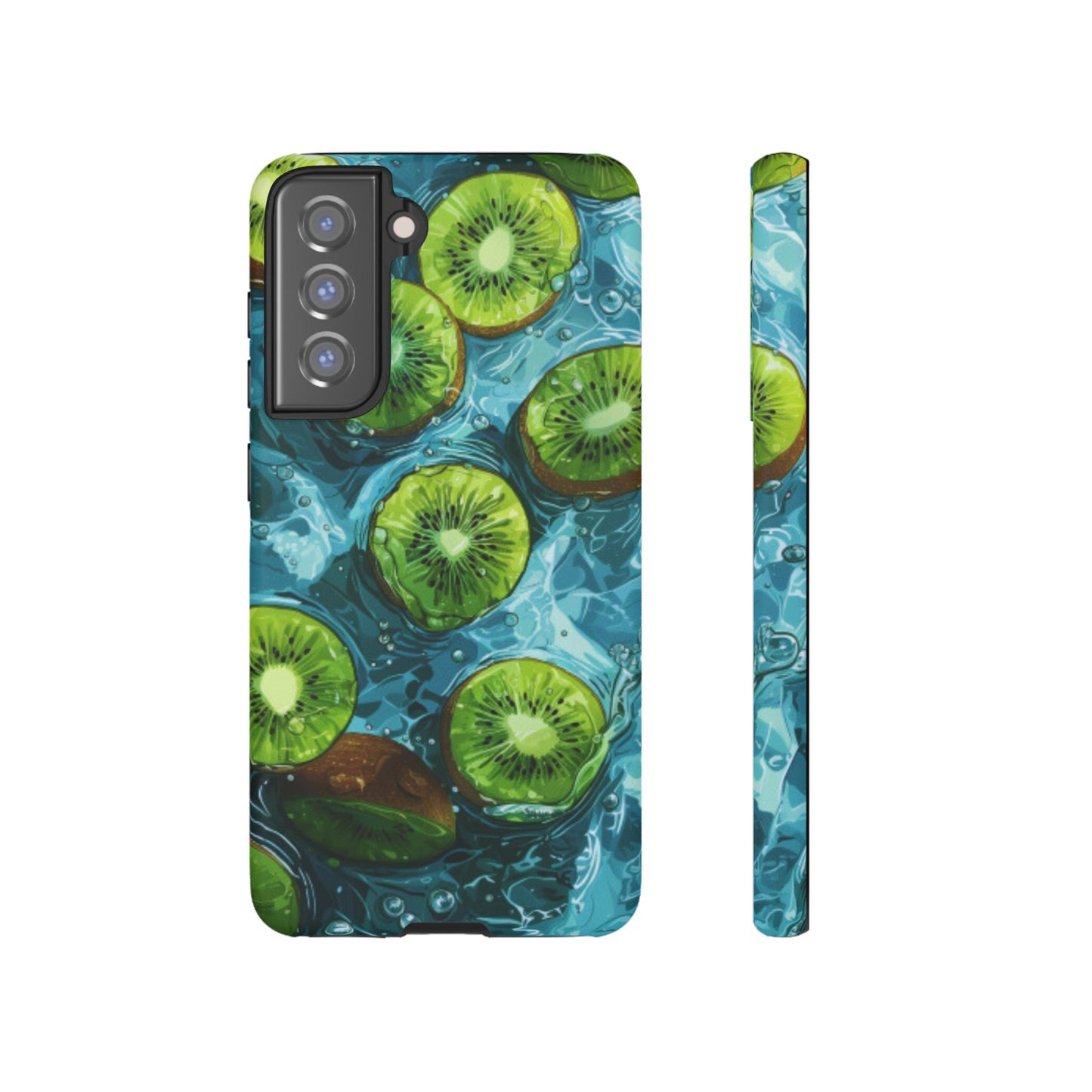 Tropical Kiwi Splash Samsung Galaxy  Case – Tough Dual-Layer, Vibrant Summer Design