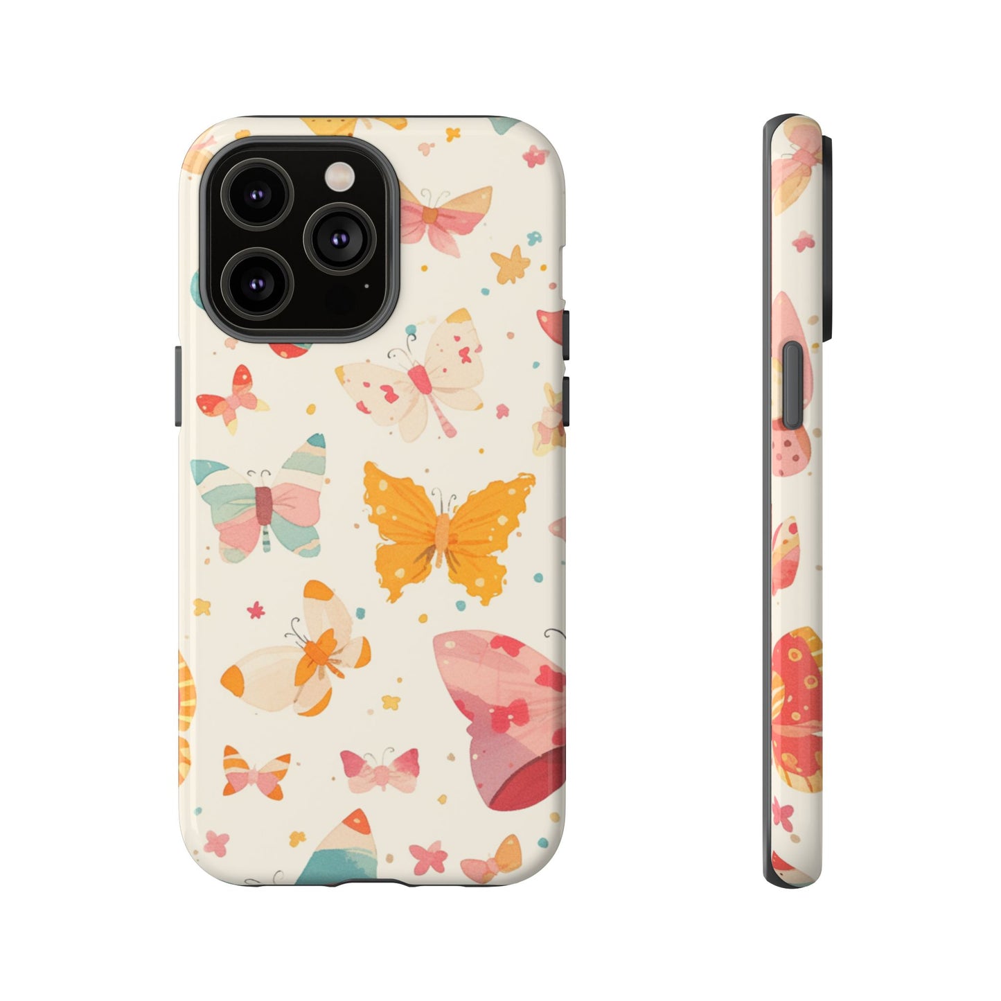 Coquette Watercolor Butterfly iPhone Case