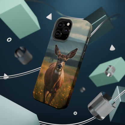 Rustic Meadow Deer – MagSafe iPhone Case