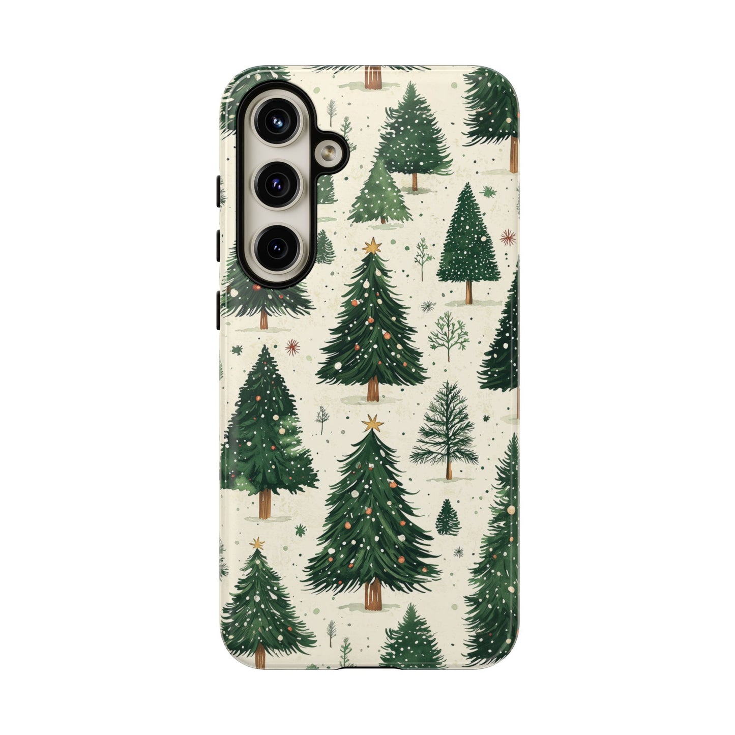 Festive Christmas Tree Forest Pattern – Samsung Galaxy Series Case