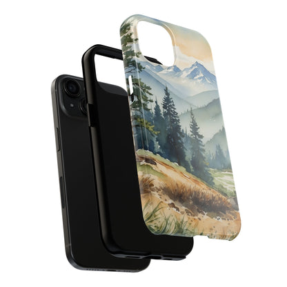 Tranquil Mountain Escape - iPhone Case