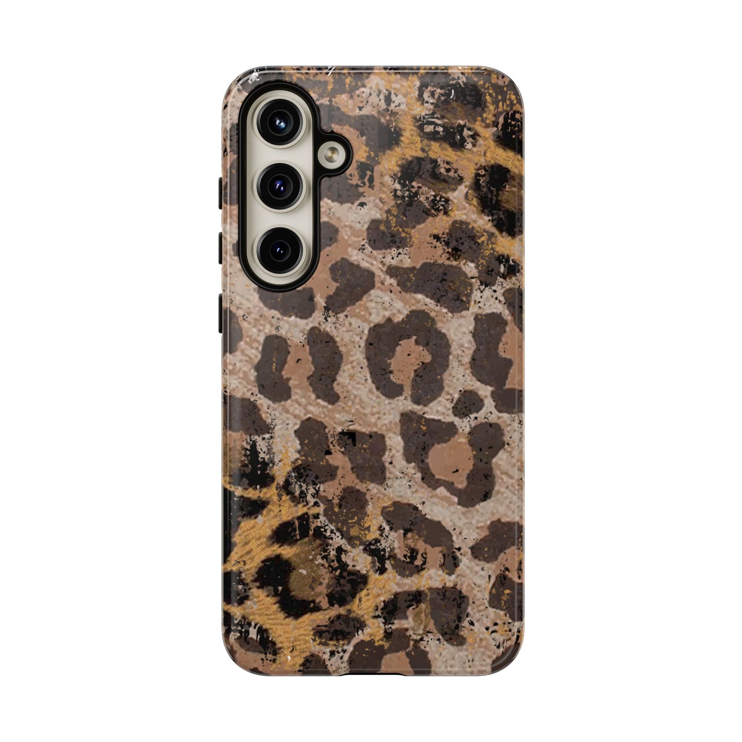 Vintage Distressed Leopard Print - Samsung Galaxy Series Case