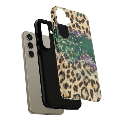 Emerald Glitter Leopard Print - iPhone Series Case