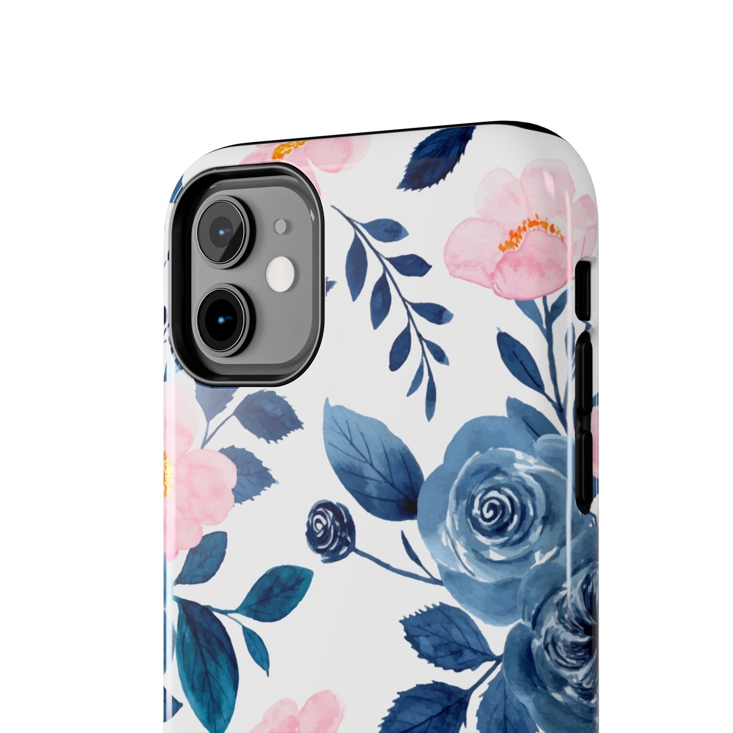 Pastel Garden Charm – iPhone Series Case with Watercolor Flowers