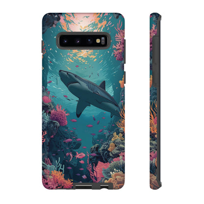 Ocean Shark Coral Reef iPhone Case