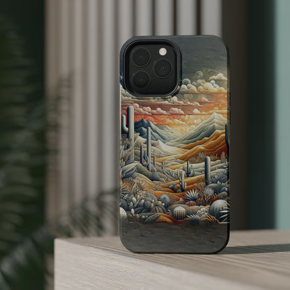 Rugged Elegance Cactus iPhone Case