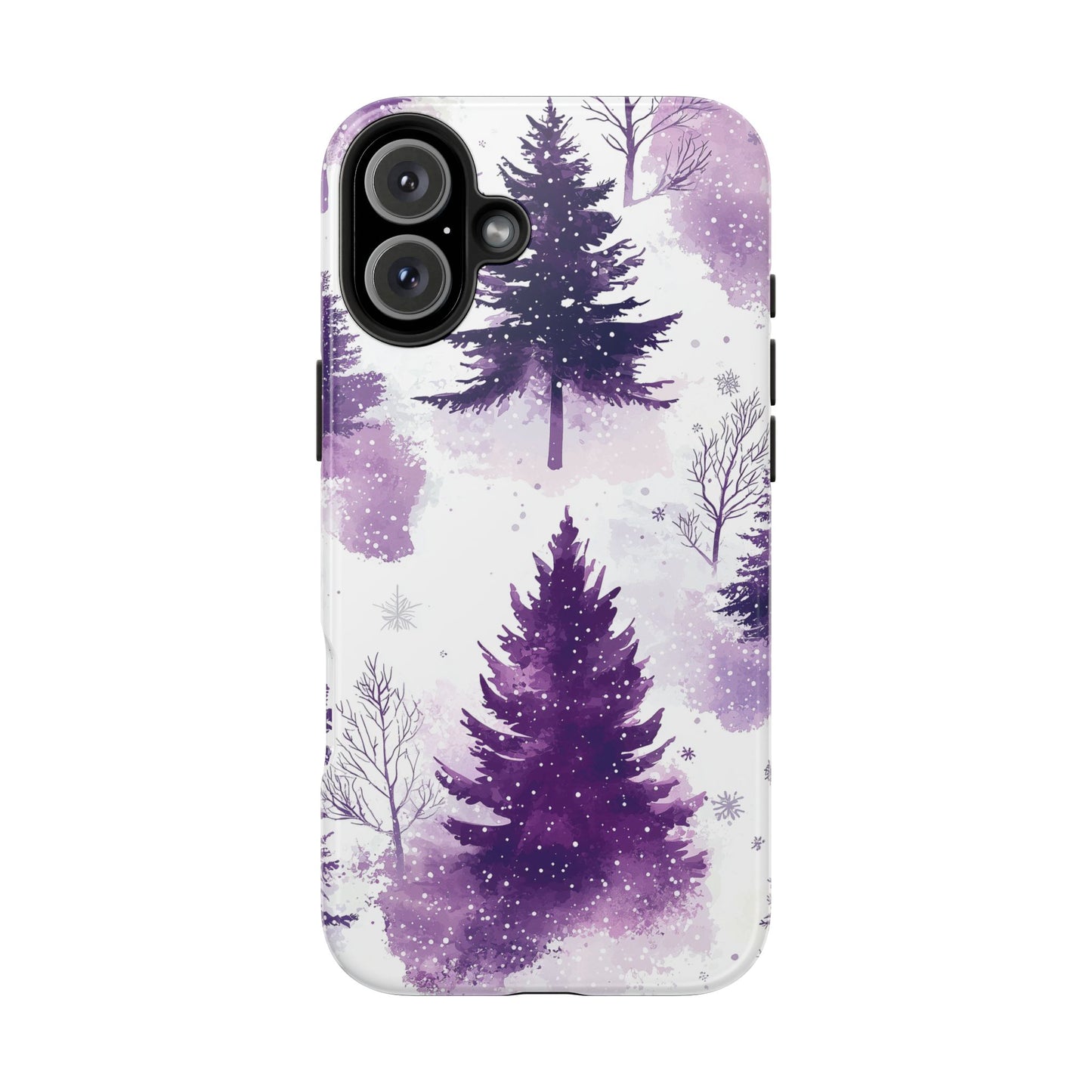 Purple Snowy Forest - iPhone Series Case