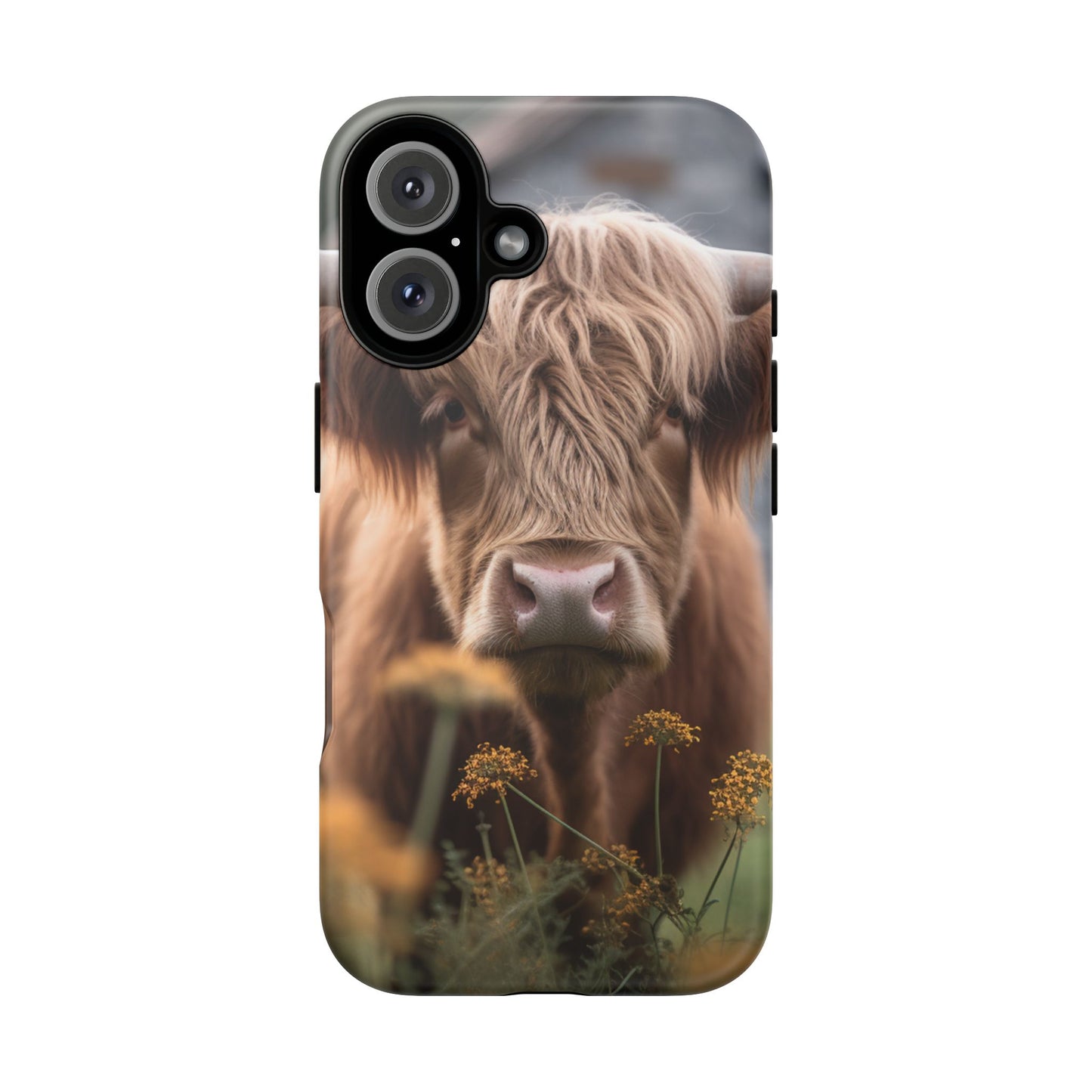 Highland Cow Phone Case | Custom Farmhouse | 10-foot Drop Protection