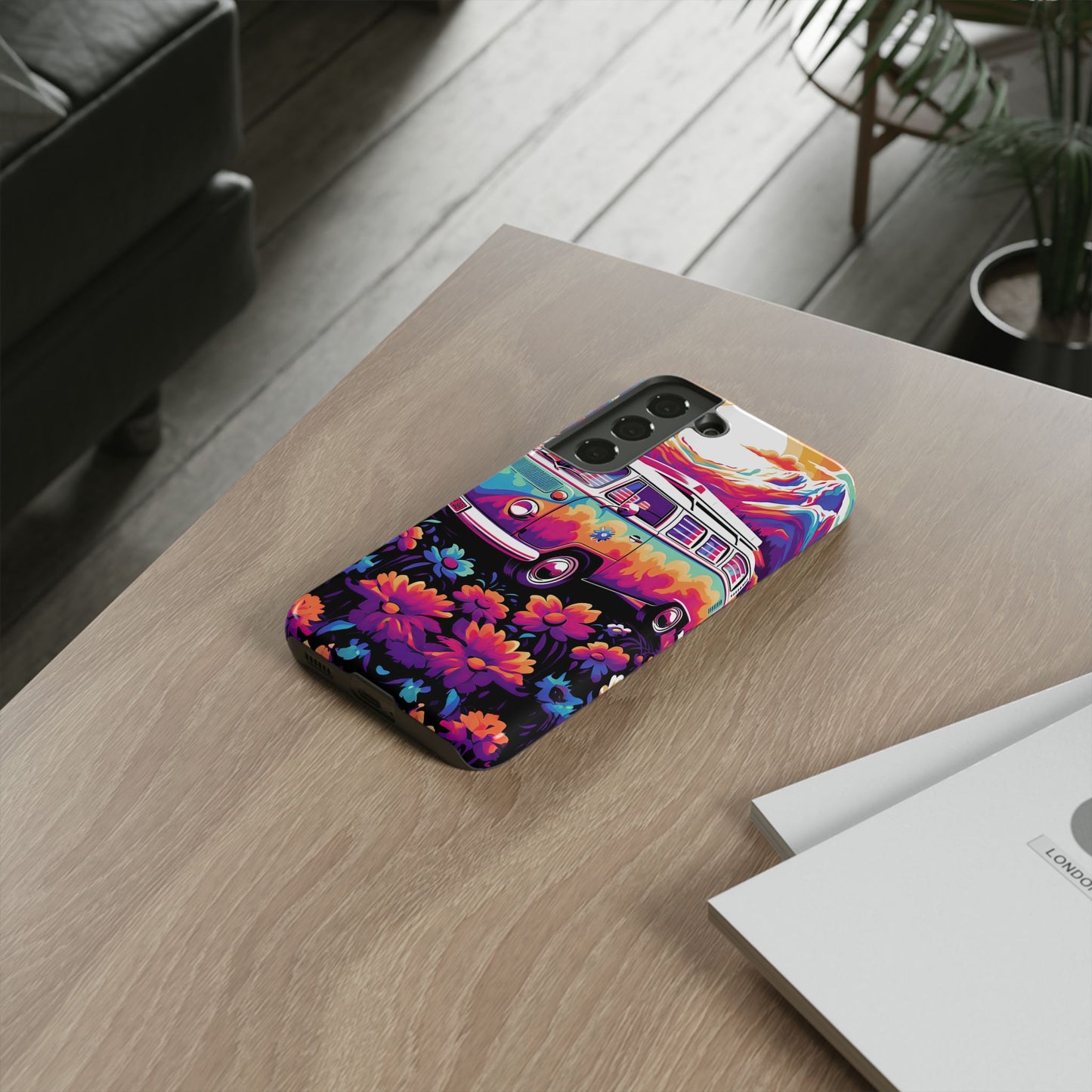 Groovy Floral Sunset Van – Samsung Galaxy Series Case