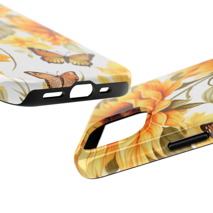 Sunflower & Butterfly Bliss - iPhone Series Case