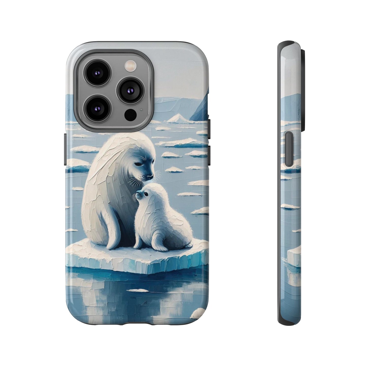 Arctic Serenity Seal iPhone Case