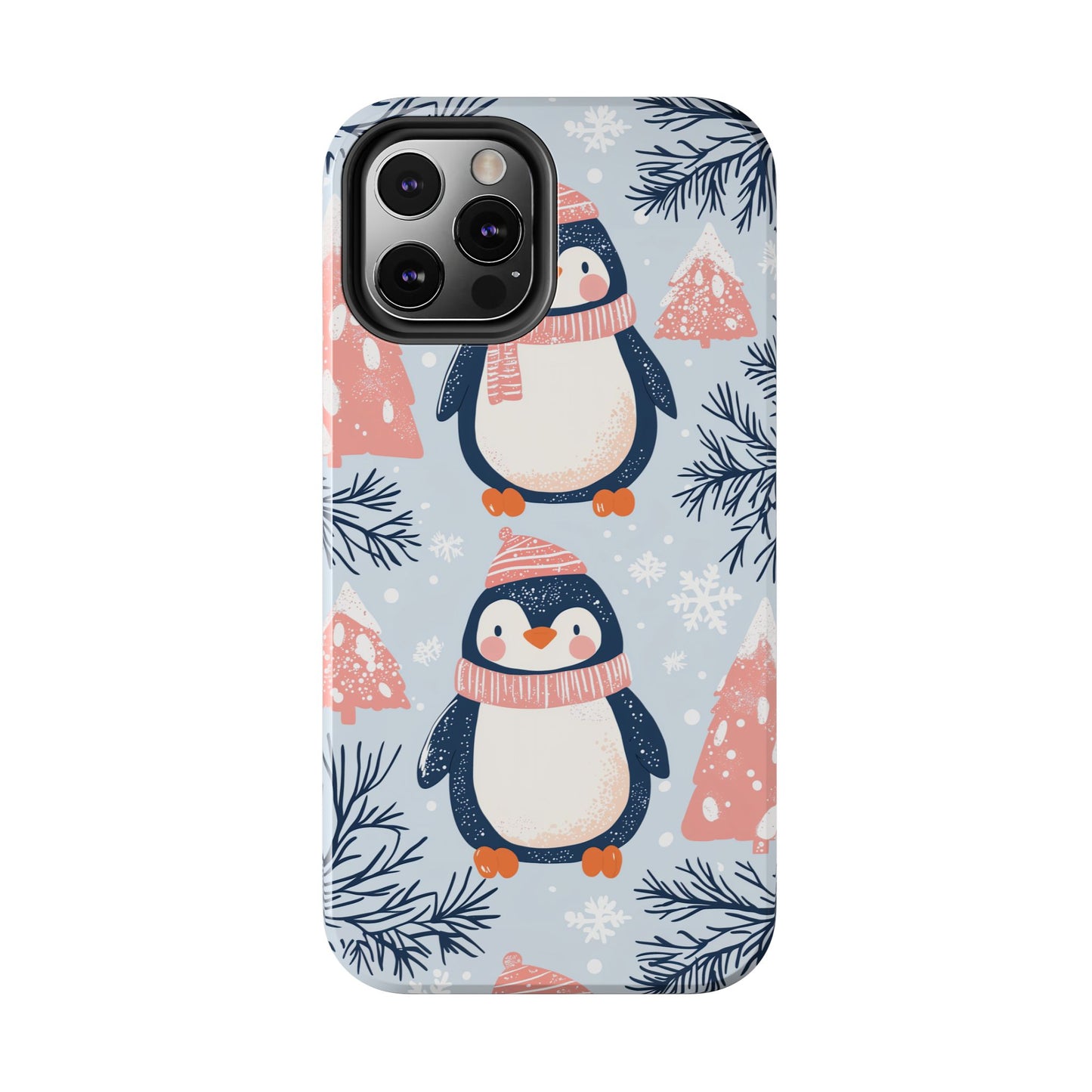 Penguin in Winter Wonderland iPhone Case