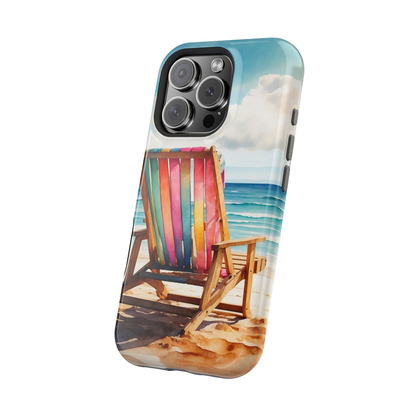 Vibrant Beach Escape MagSafe iPhone Case – Summer Vibes Design