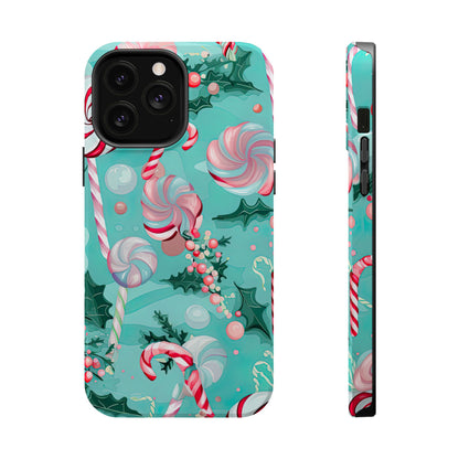 Candy Cane & Peppermint Holiday Delight – MagSafe iPhone Series Case