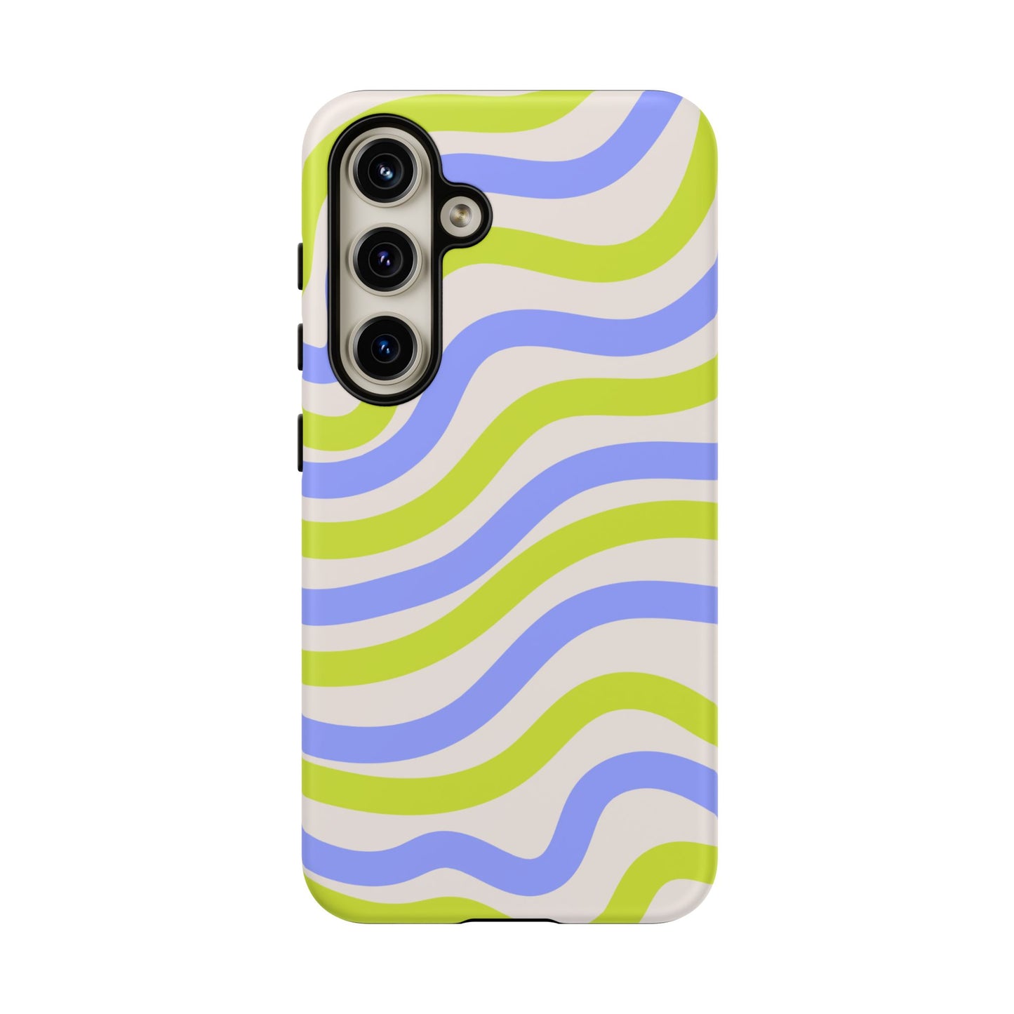 Neon Wave Samsung Galaxy Case – Bold Dual-Layer Protection with 70s-Inspired Vibe