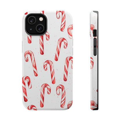 Candy Cane Christmas Pattern – MagSafe iPhone Series Case