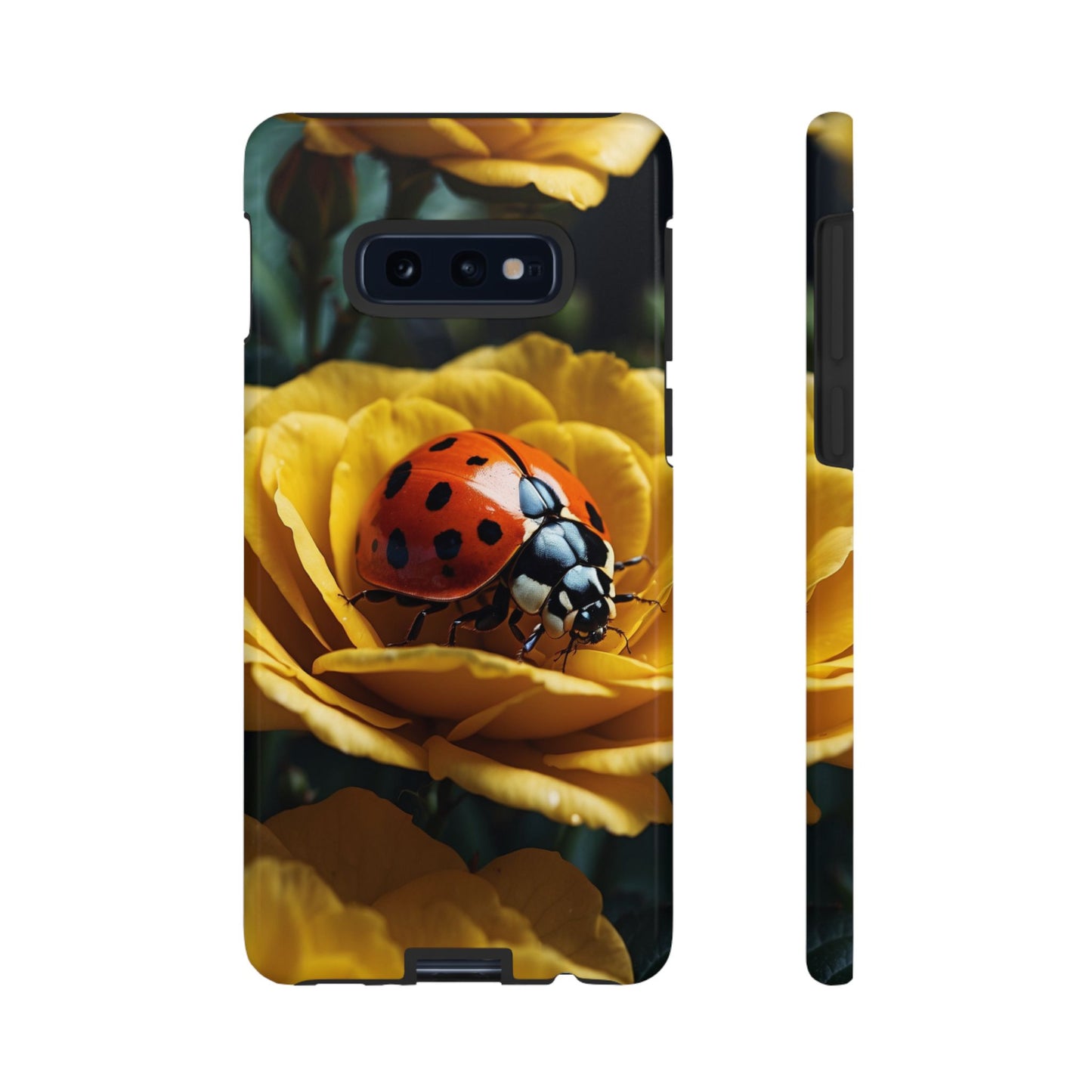 Samsung Galaxy Case: Ladybug on Yellow Petals