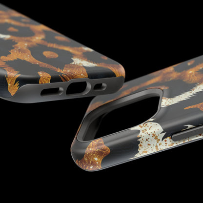 Safari Noir Gold Leopard iPhone Case