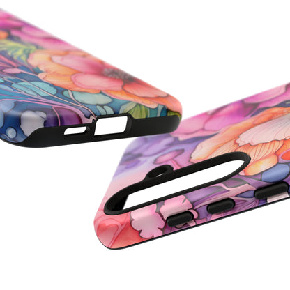 Bright Watercolor Floral Splash iPhone Series Case – Bold Artistic Design