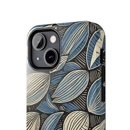 Botanical Leaf Pattern iPhone Case - Nature-Inspired Protective Cover