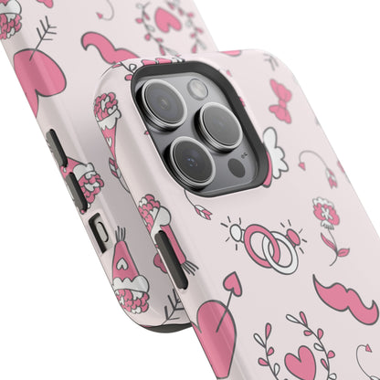 Pink Love Icons MagSafe Case