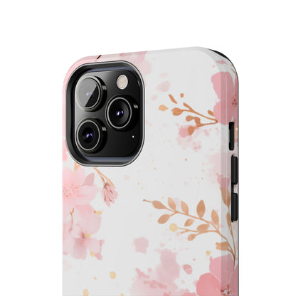 Soft Pink Cherry Blossom iPhone Case – Elegant Floral Design