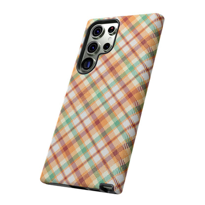 Samsung Galaxy Case - Autumn Harvest Plaid Design