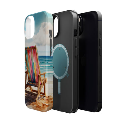 Vibrant Beach Escape MagSafe iPhone Case – Summer Vibes Design