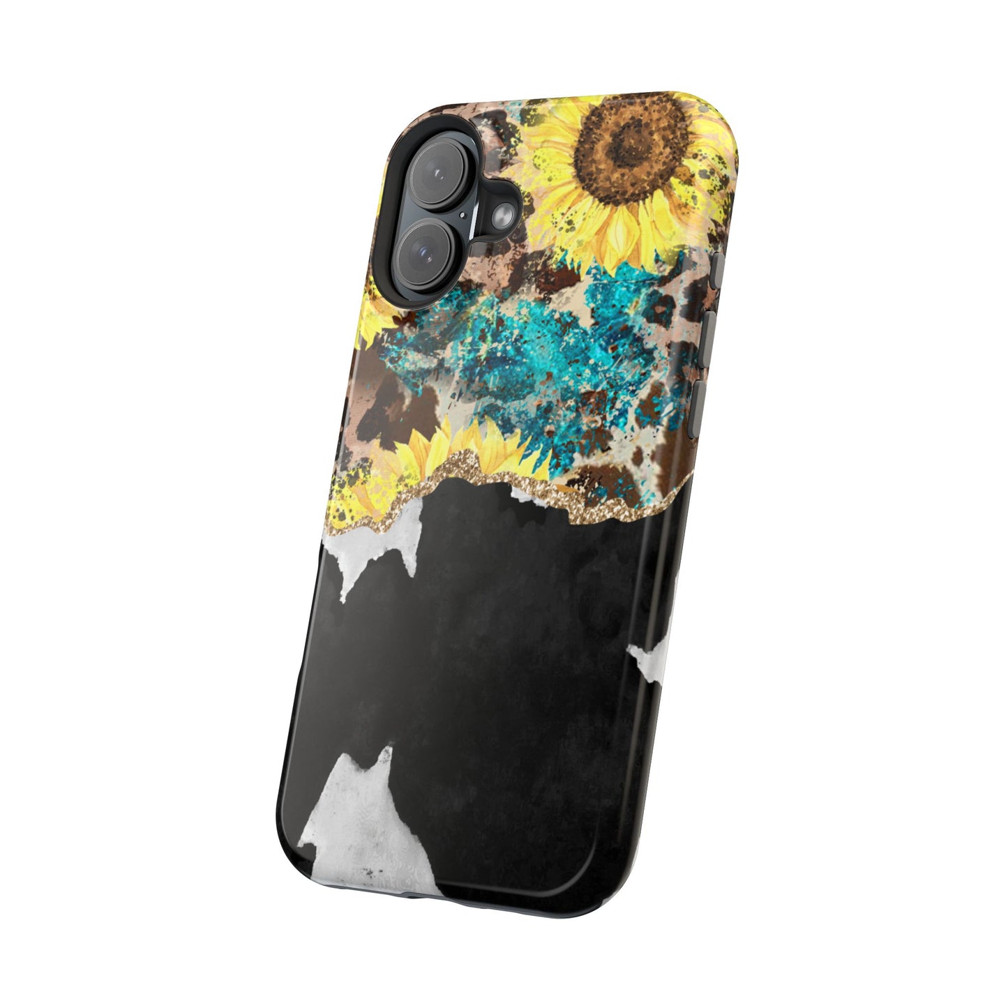 Rustic Sunflower Leopard Glam - MagSafe iPhone Series Case