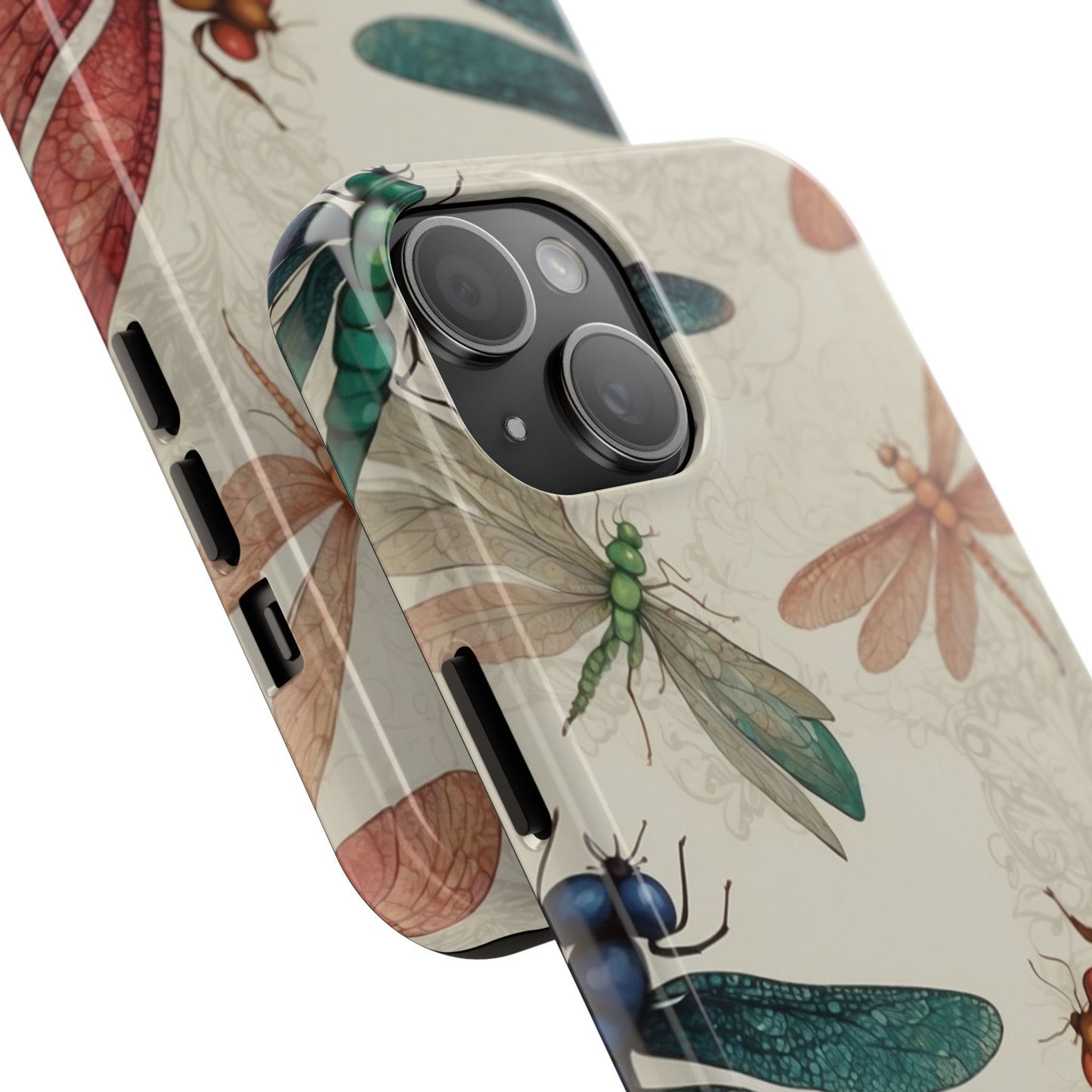 Vintage Dragonfly Garden – iPhone Series Case