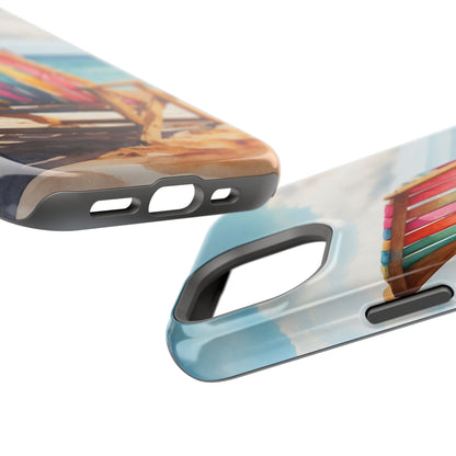 Vibrant Beach Escape MagSafe iPhone Case – Summer Vibes Design