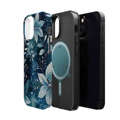 Midnight Frost Botanical – MagSafe iPhone Case