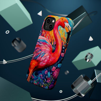 Flamingo Fiesta – Vibrant Flamingo MagSafe iPhone Cases