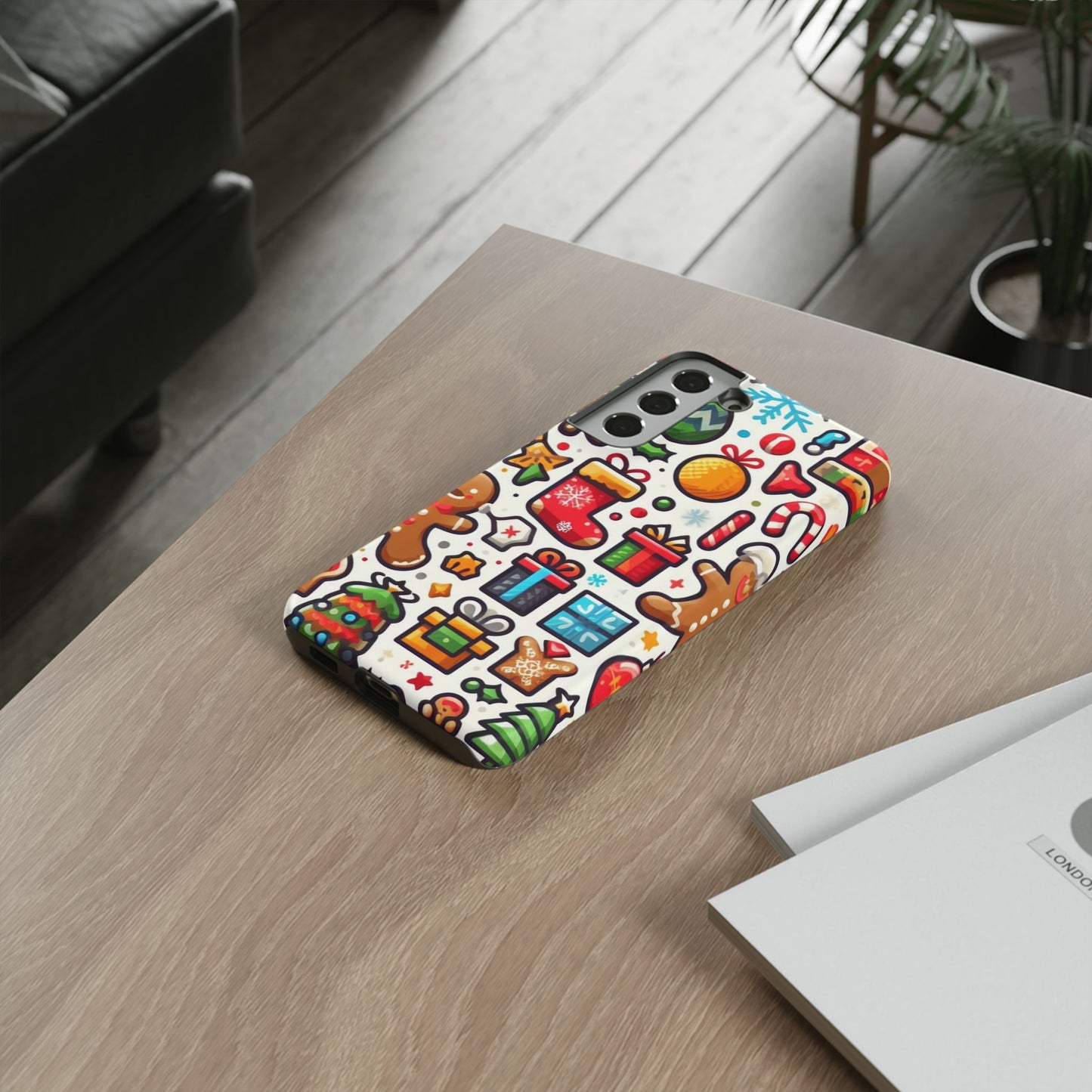 Festive Christmas Icons Pattern – Samsung Galaxy Series Case