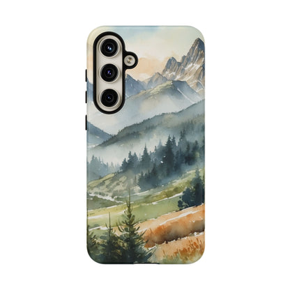 Serene Alpine Forest - Samsung Galaxy Case