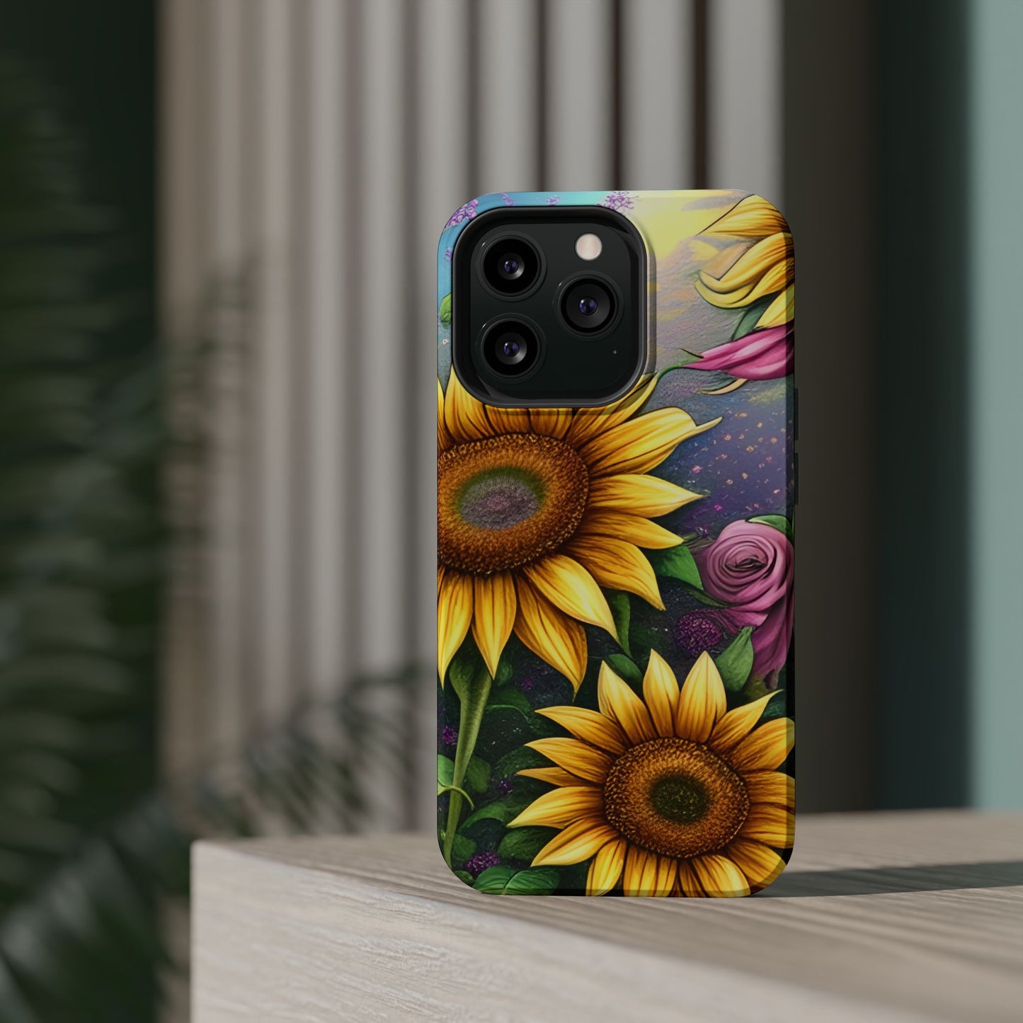 Whimsical Sunflower & Rose Garden - MagSafe iPhone Series Case