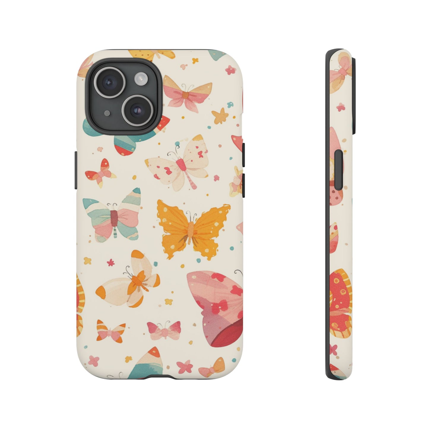 Coquette Watercolor Butterfly iPhone Case