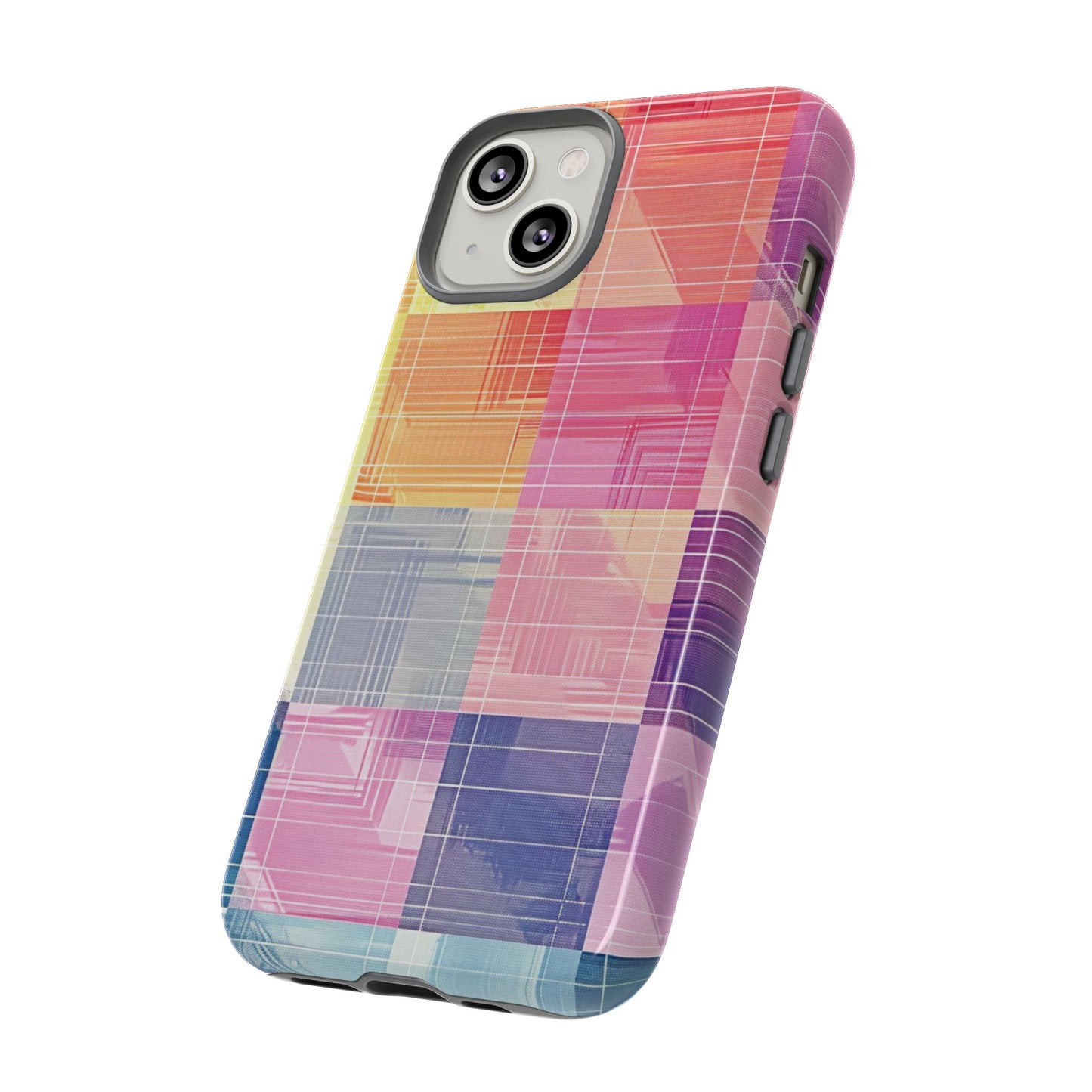 Pastel Panache Watercolor Plaid Case