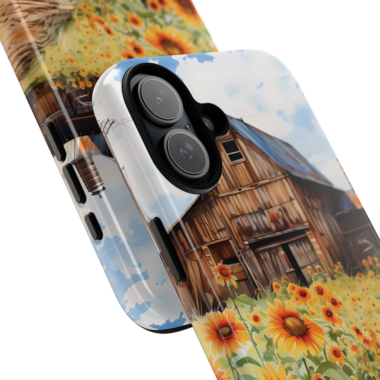 Sunflower iPhone Case  Rustic Farm Style