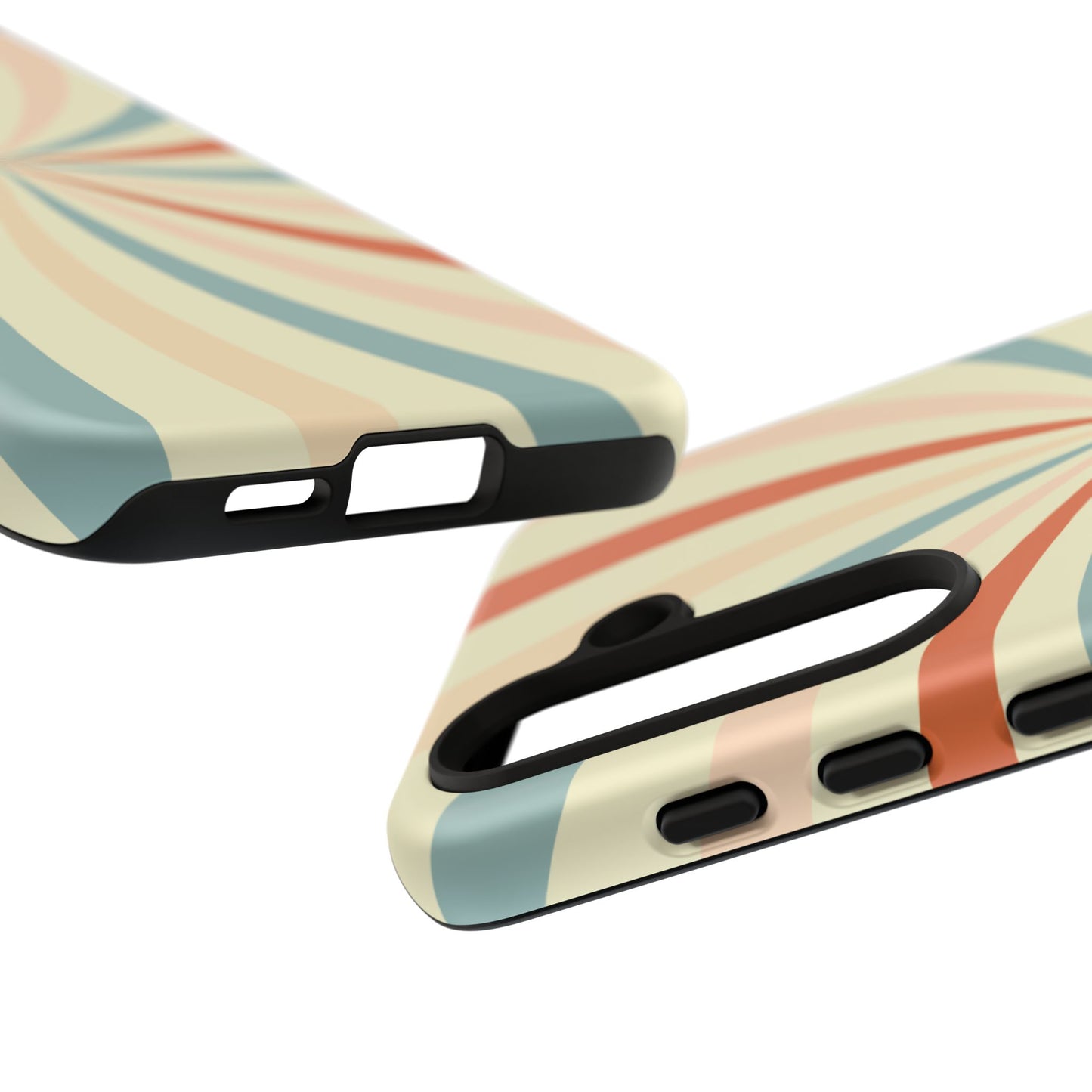 Retro Swirl Samsung Galaxy Case – Durable, Vintage-Inspired Design with Dual-Layer Protection