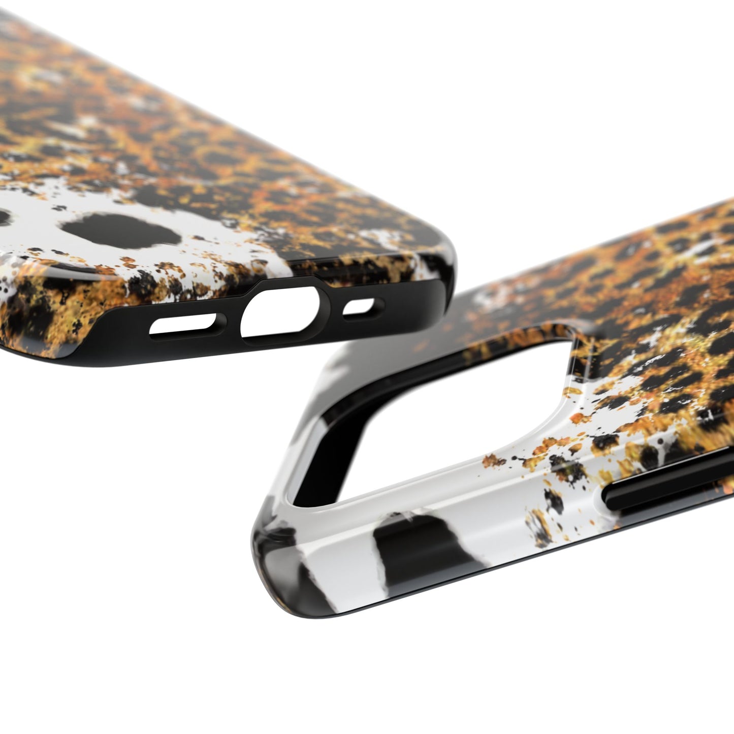 Bold Leopard Ink Splash - iPhone Series Case