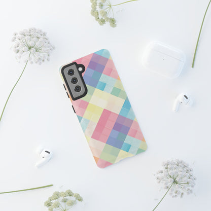 Spring Sonata Pastel Plaid Case