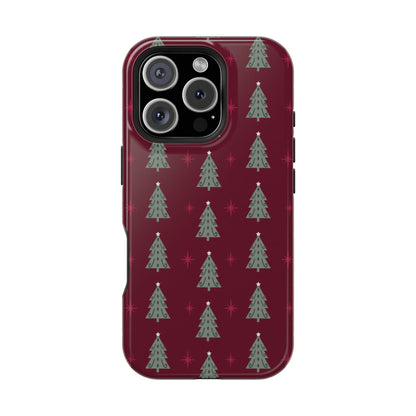 Retro Christmas Tree Pattern – MagSafe iPhone Series Case