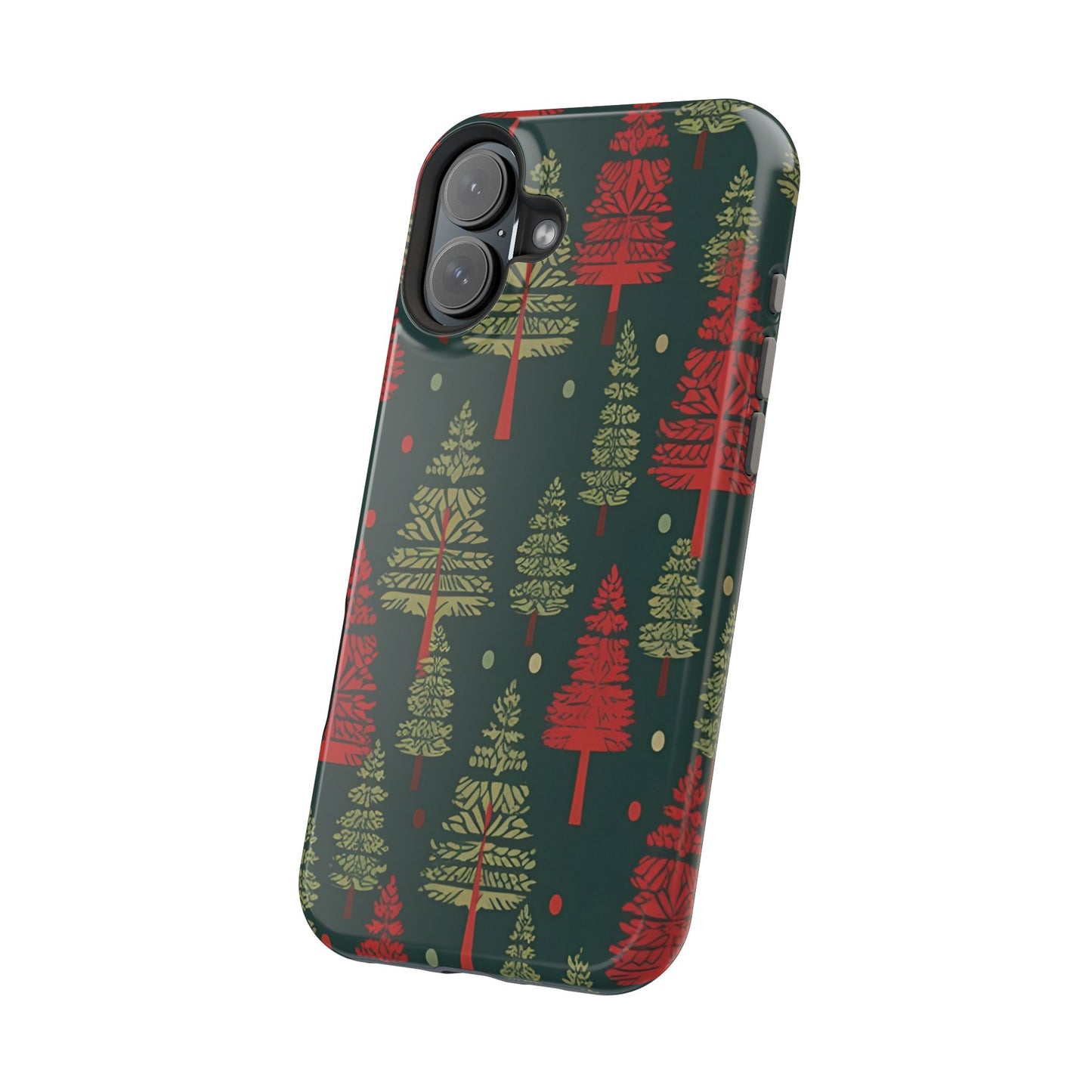 Retro Christmas Trees Pattern -  MagSafe iPhone Series Case