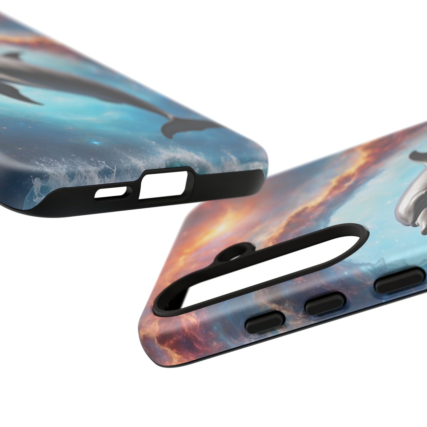 Cosmic Dolphin Space Vibes - Samsung Galaxy Case