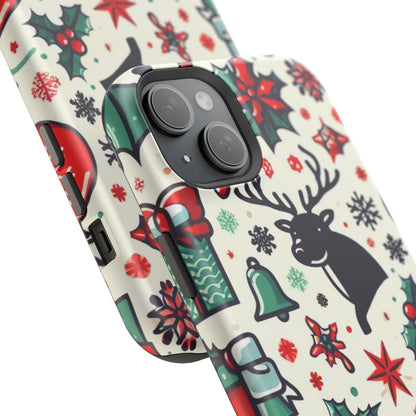 Cartoon Christmas Cheer – MagSafe iPhone Case